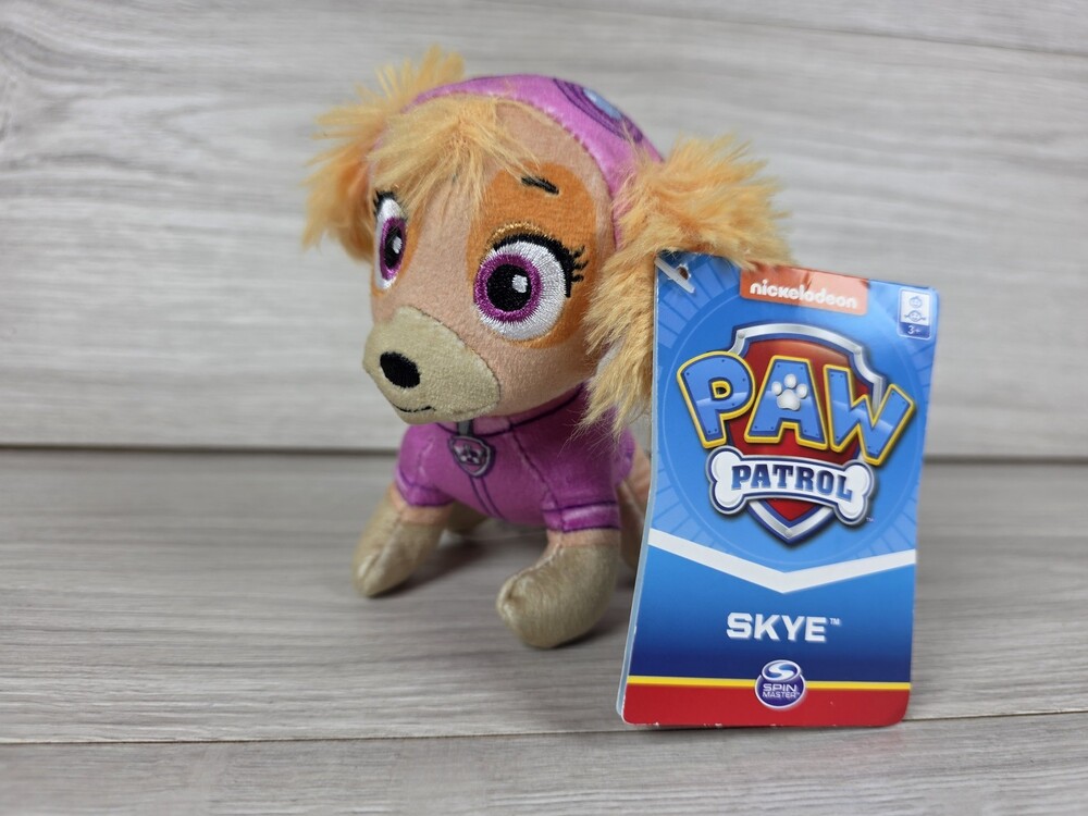 Paw Patrol Skye Plush Dog Spin Master 5" w Tag Pink SU51